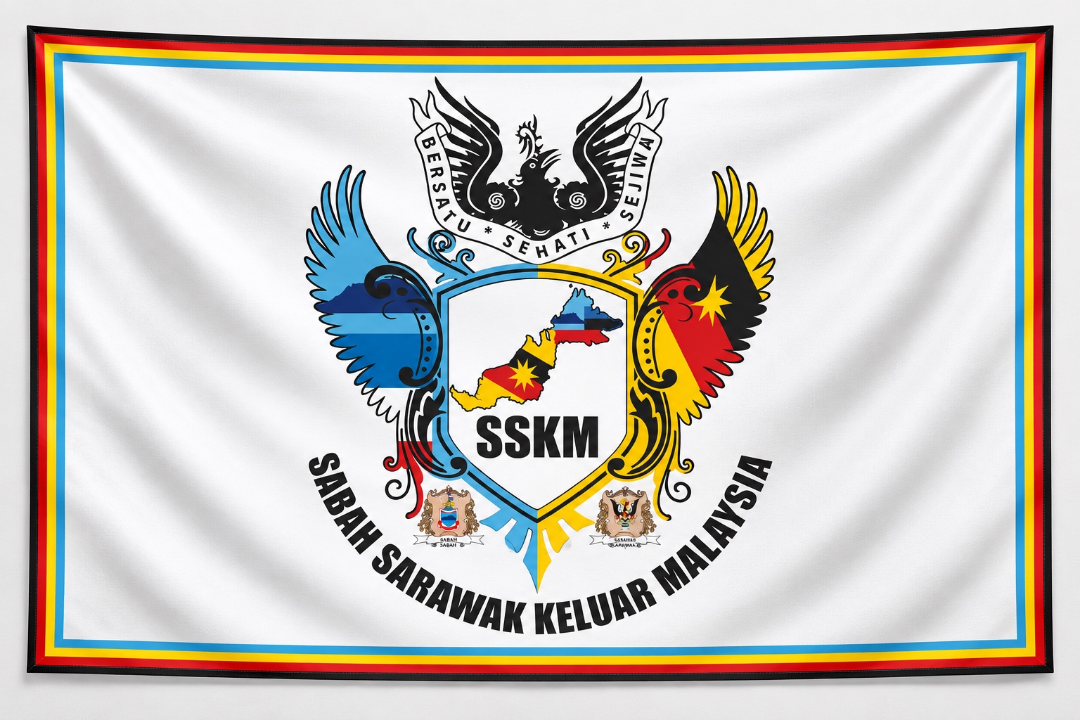 SSKM flag — Sabah Sarawak Keluar Malaysia